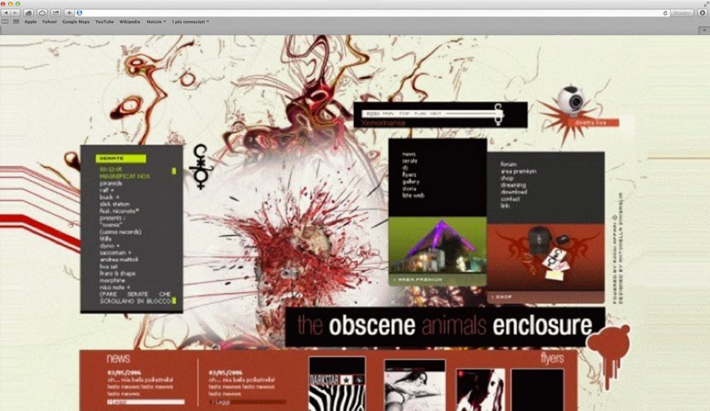 Realizzazione sito web discoteca Cocoricò riccione
