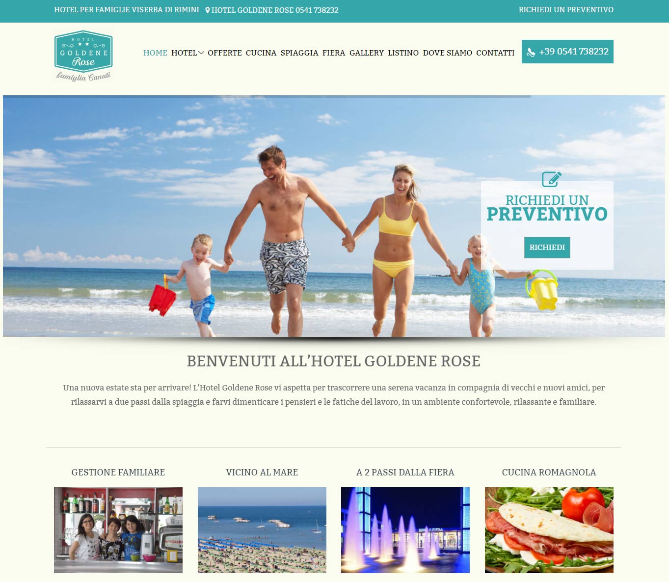 Realizzazione sito web per hotel Rimini