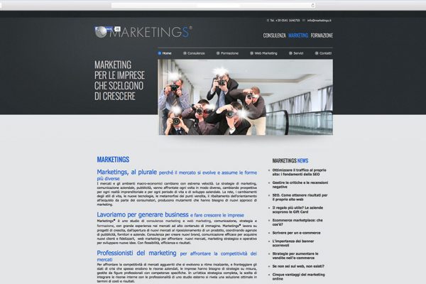 realizzazione sito web agenzia marketing