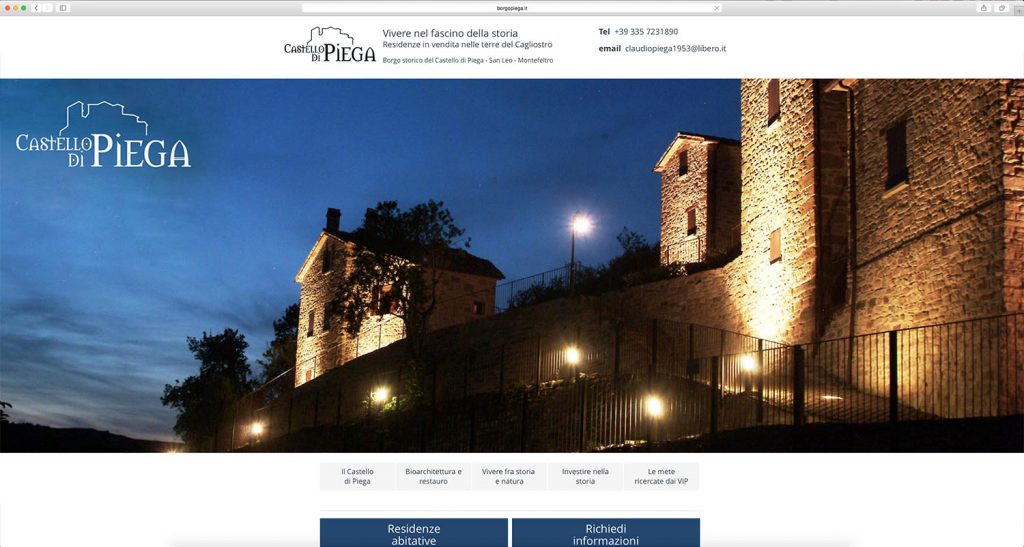 Realizzazione sito web vendita residenze immobiliari