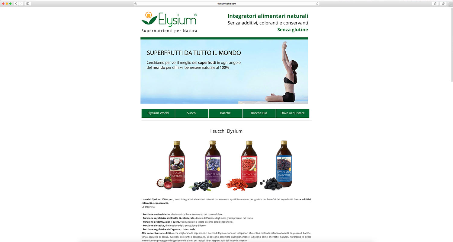 Realizzazione e-commerce prodotti naturali