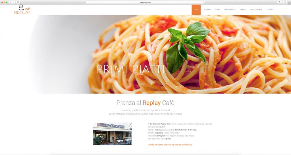 realizzazione sito web per ristorante