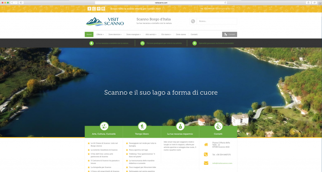 realizzazione portale informazioni turistiche abruzzo