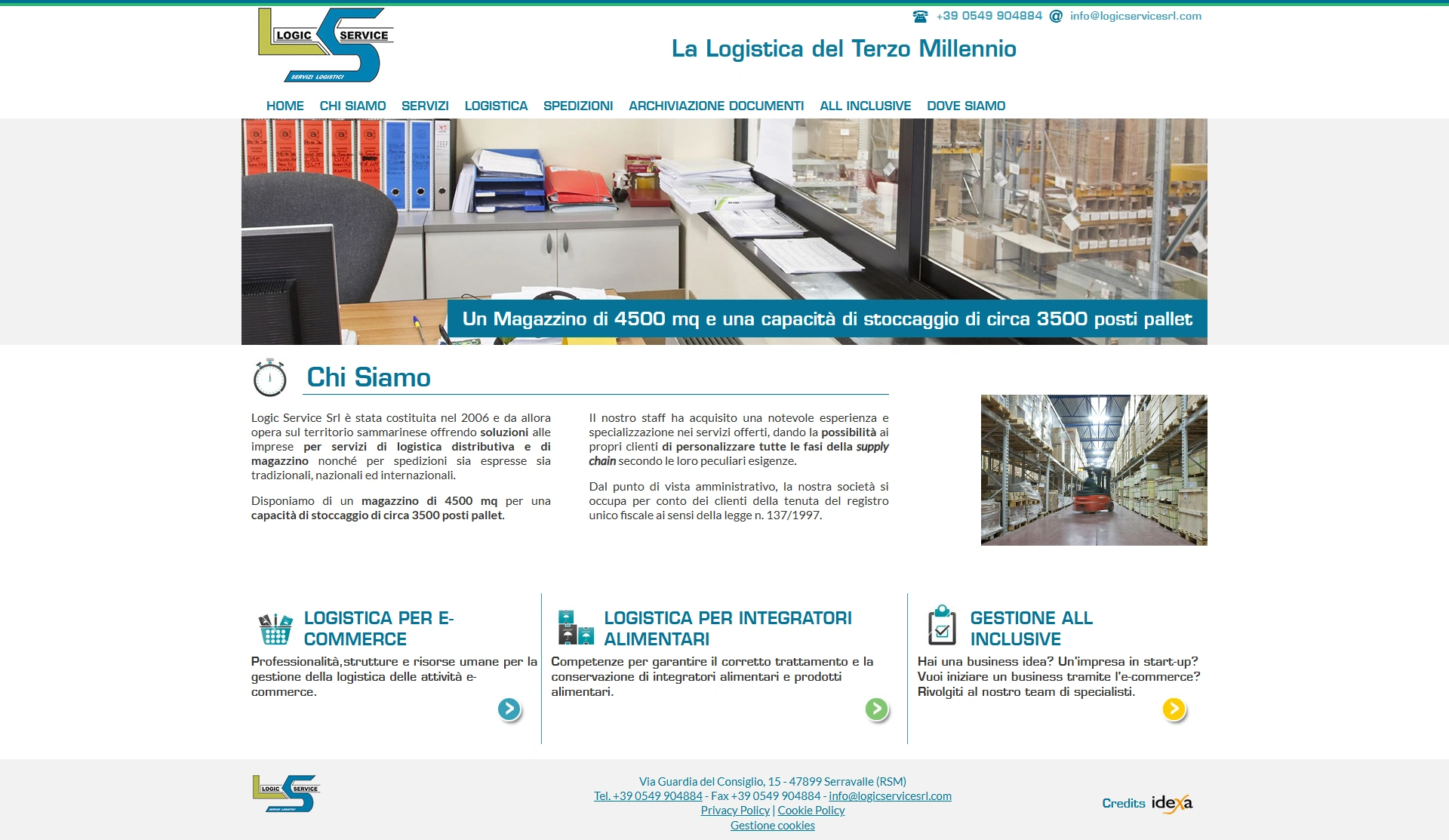 Team affiatato Logic Service Srl per logistica di magazzino e distribuzione