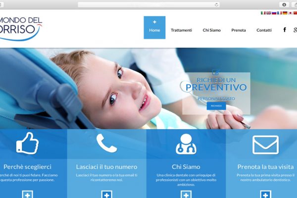 sviluppo sito studio dentistico