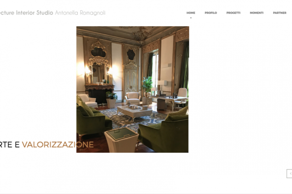 Realizzazione sito web interior designer