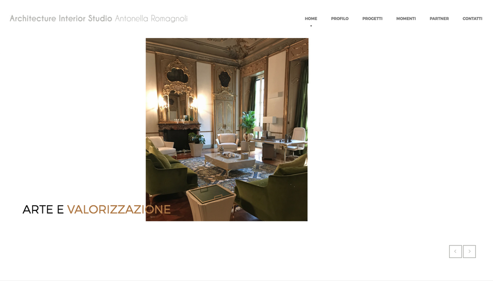 Realizzazione sito web interior designer