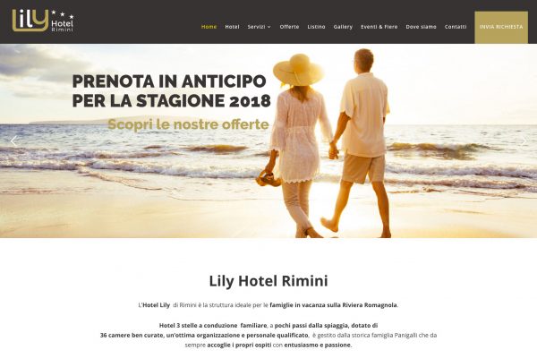 Sviluppo sito web per hotel a Rimini