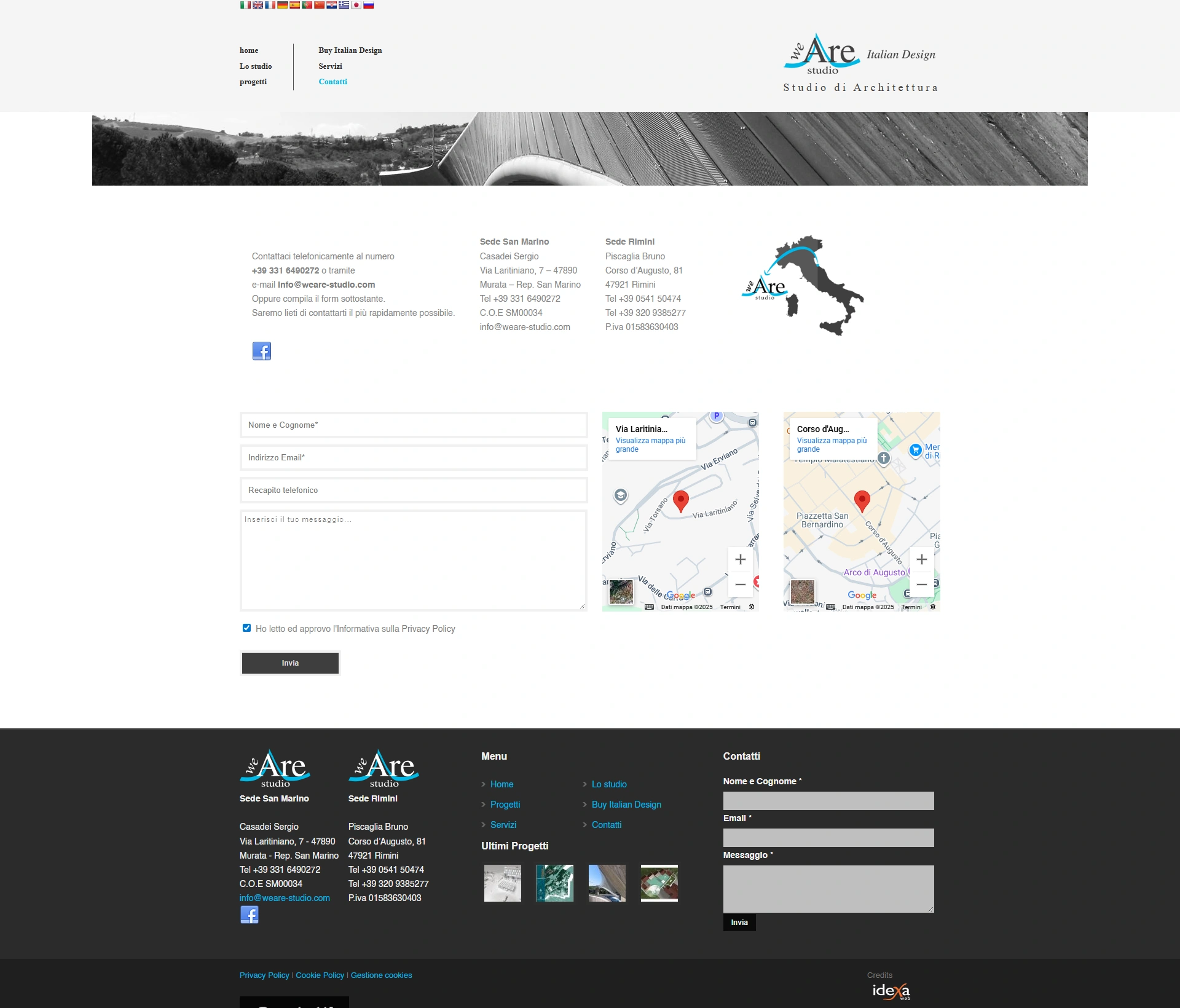 We Are studio di architettura con predisposizione al lavoro di squadra e progettazione integrata