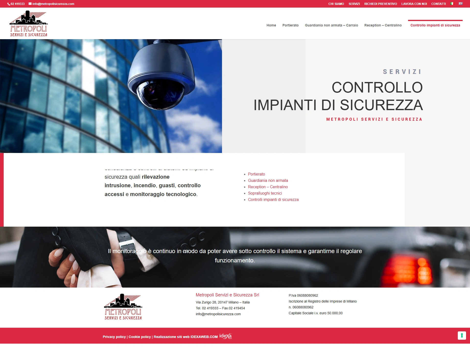 Gestione ingressi e uscite con servizio portierato Milano e provincia