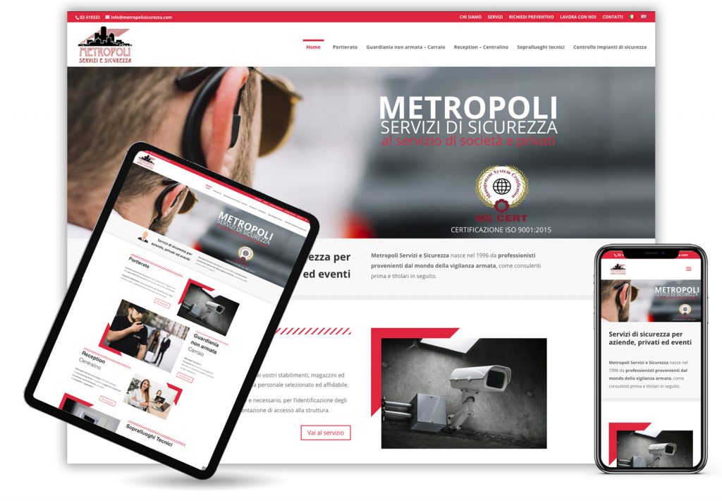 realizzazione-sito-web-agenzia-sicurezza-Milano